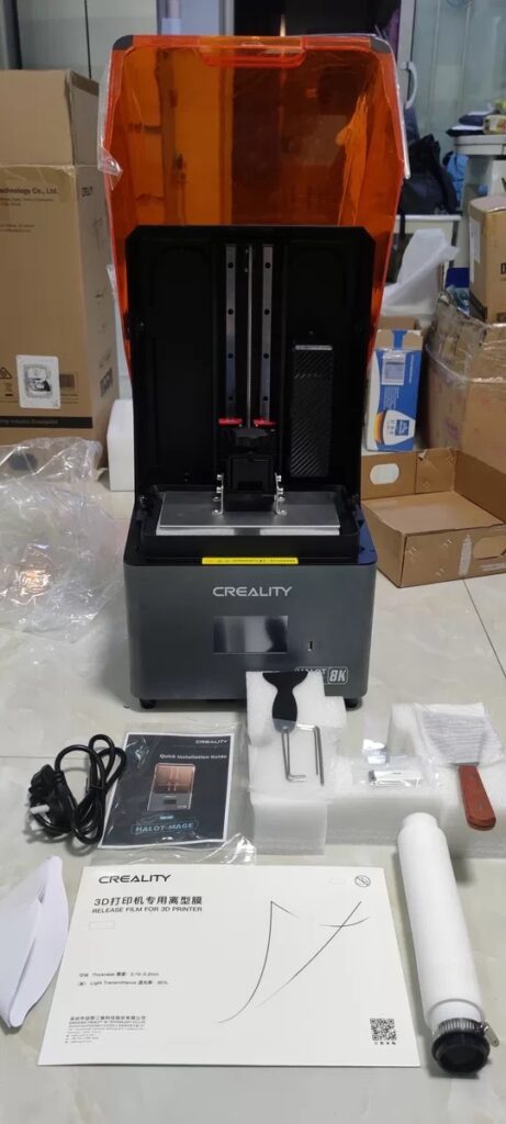 Купить 3д принтер Creality HALOT-MAGE PRO 8K Resin с таким комплектом поставки по Украине в Киеве
